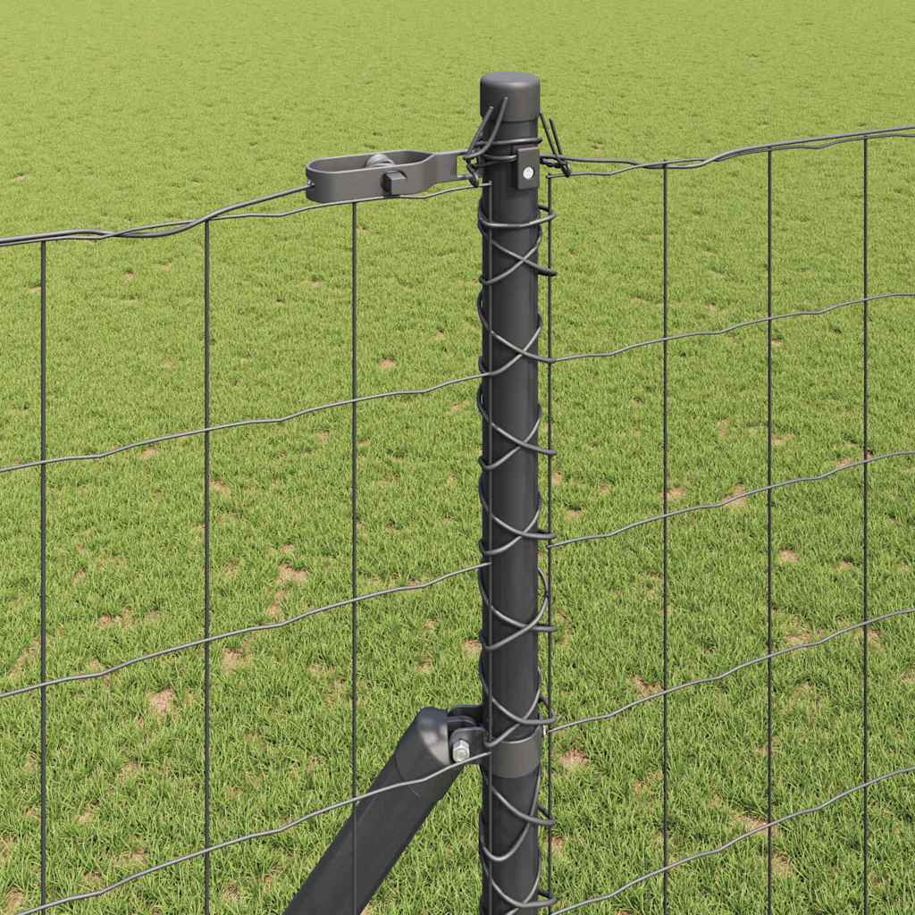 Euro Fence Ground Fix 10 x 1.6 m PVC-Coated Steel Grey Mesh