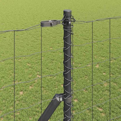 Euro Fence Ground Fix 10 x 1.5 m PVC-Coated Steel Grey Mesh