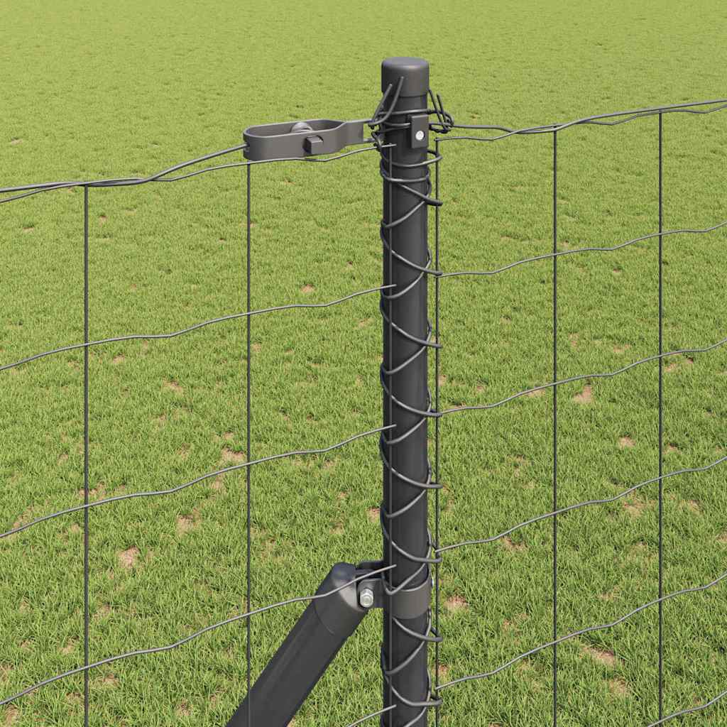 Euro Fence Ground Fix 10 x 1.6 m PVC-Coated Steel Grey Mesh