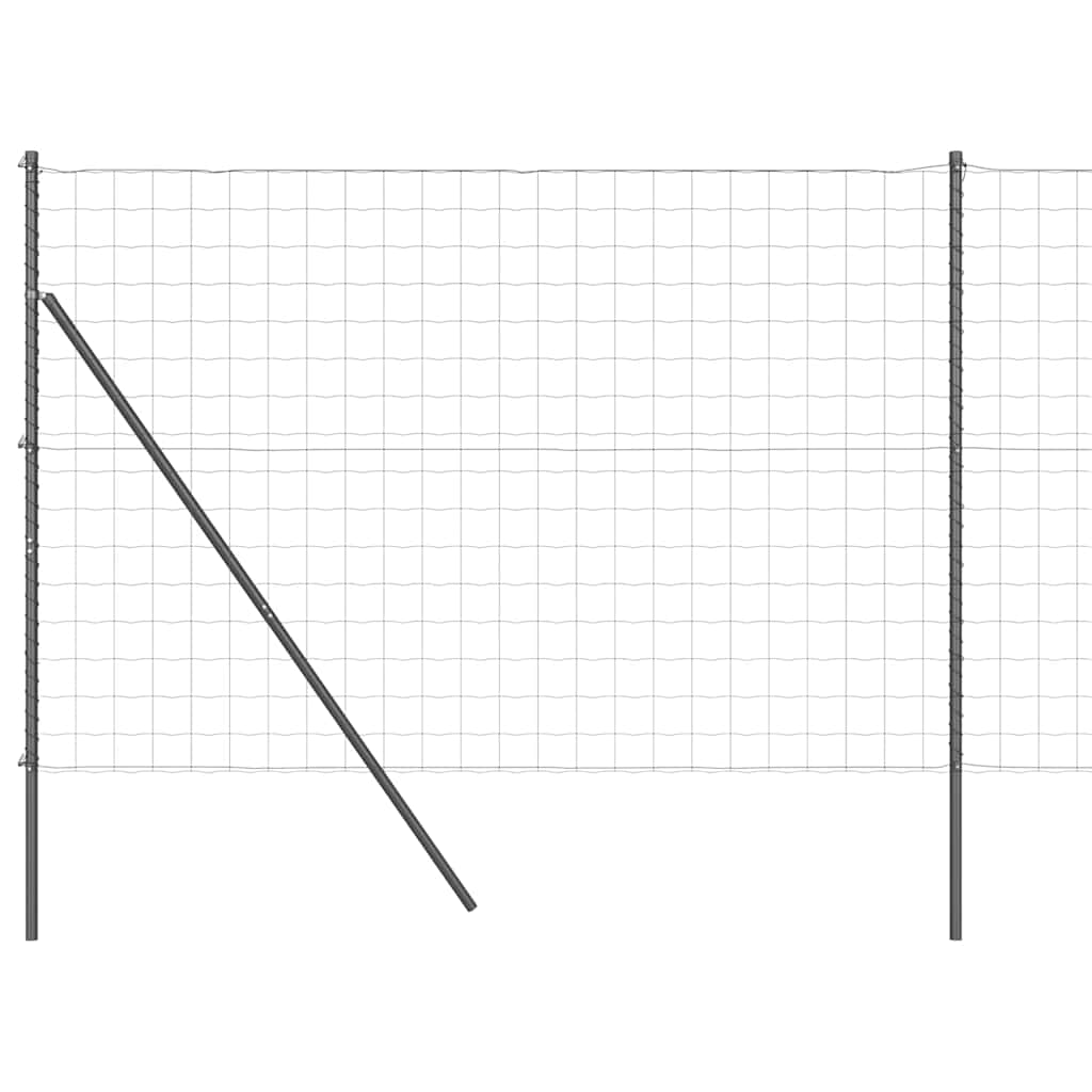 Euro Fence Ground Fix 10 x 1.6 m PVC-Coated Steel Grey Mesh