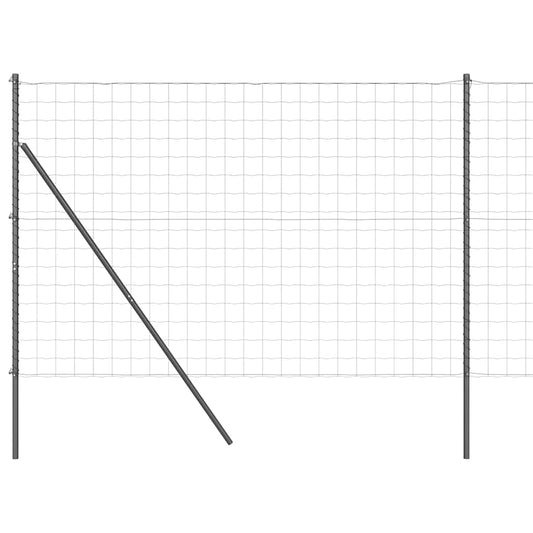 Euro Fence Ground Fix 10 x 1.6 m PVC-Coated Steel Grey Mesh