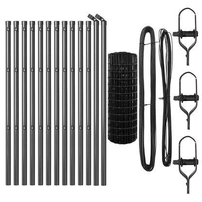 Euro Fence Ground Fix 25 x 0.6 m PVC-Coated Steel Grey Mesh