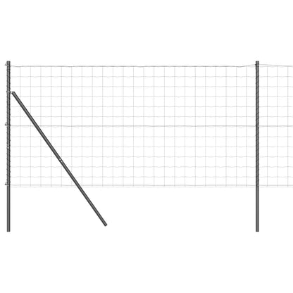 Euro Fence Ground Fix 25 x 1 m PVC-Coated Steel Grey Mesh
