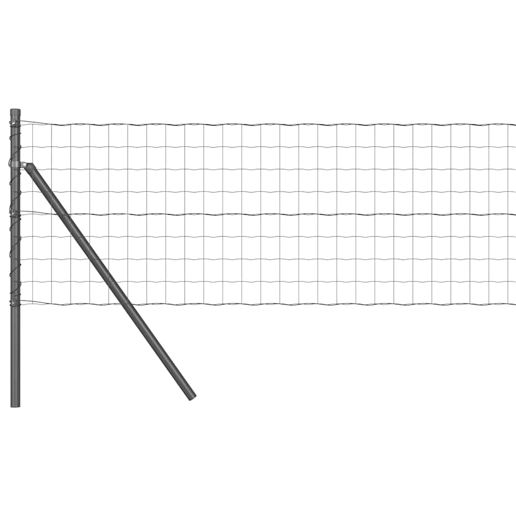 Euro Fence Ground Fix 10 x 0.4 m PVC-Coated Steel Grey Mesh