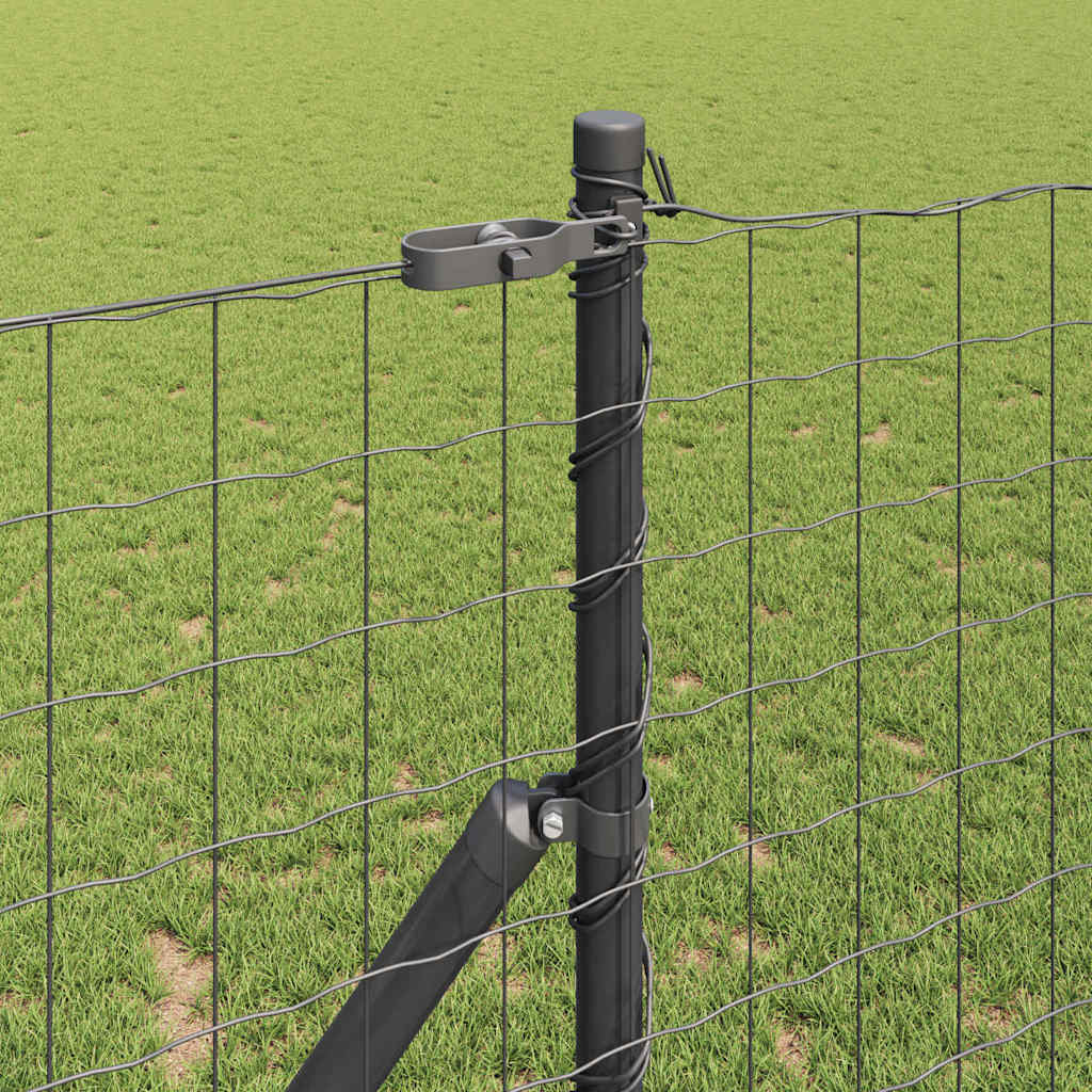 Euro Fence Ground Fix 10 x 1 m PVC-Coated Steel Grey Mesh
