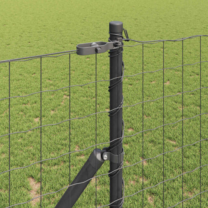 Euro Fence Ground Fix 10 x 1 m PVC-Coated Steel Grey Mesh