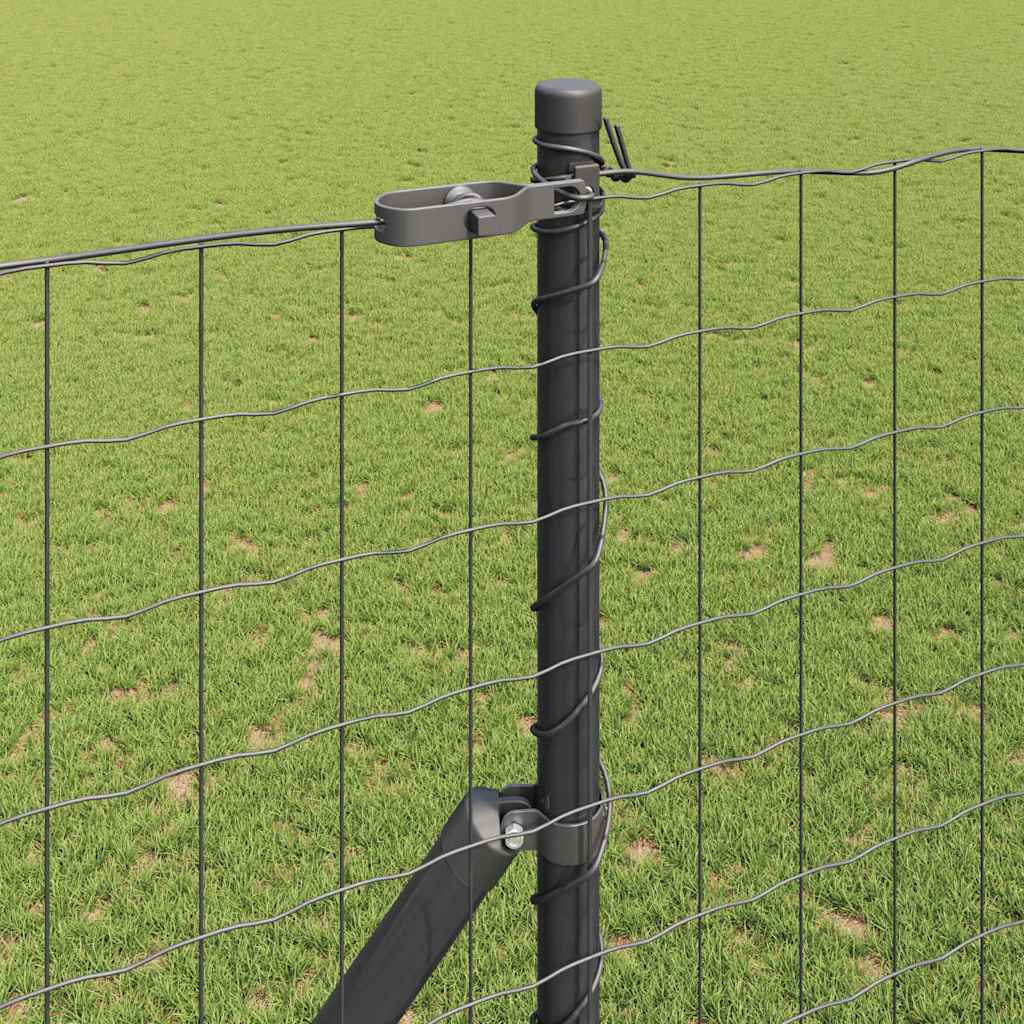 Euro Fence Ground Fix 10 x 1.5 m PVC-Coated Steel Grey Mesh