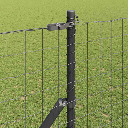 Euro Fence Ground Fix 10 x 1.5 m PVC-Coated Steel Grey Mesh