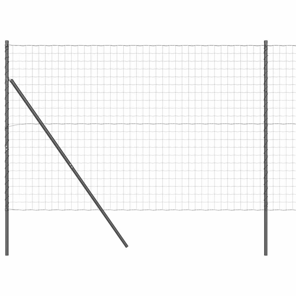 Euro Fence Ground Fix 10 x 1.5 m PVC-Coated Steel Grey Mesh