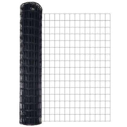 Euro Fence Ground Fix 25 x 1.2 m PVC-Coated Steel Grey Mesh