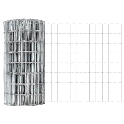 Outdoor Euro Fence Ground Fix 10 x 0.6 m Galvanised Steel Mesh