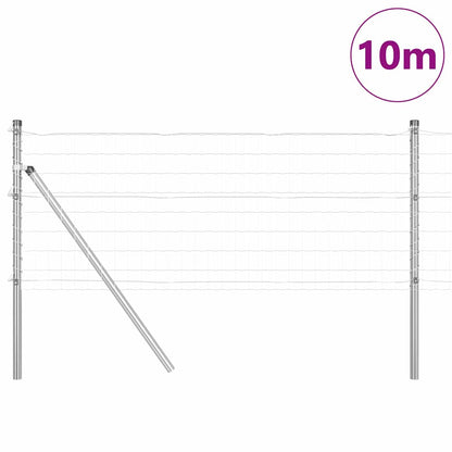 Outdoor Euro Fence Ground Fix 10 x 0.6 m Galvanised Steel Mesh