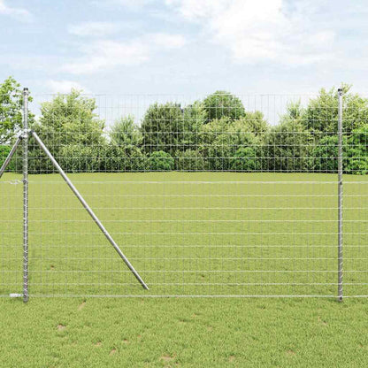 Outdoor Euro Fence Ground Fix 10 x 1.5 m Galvanised Steel Mesh