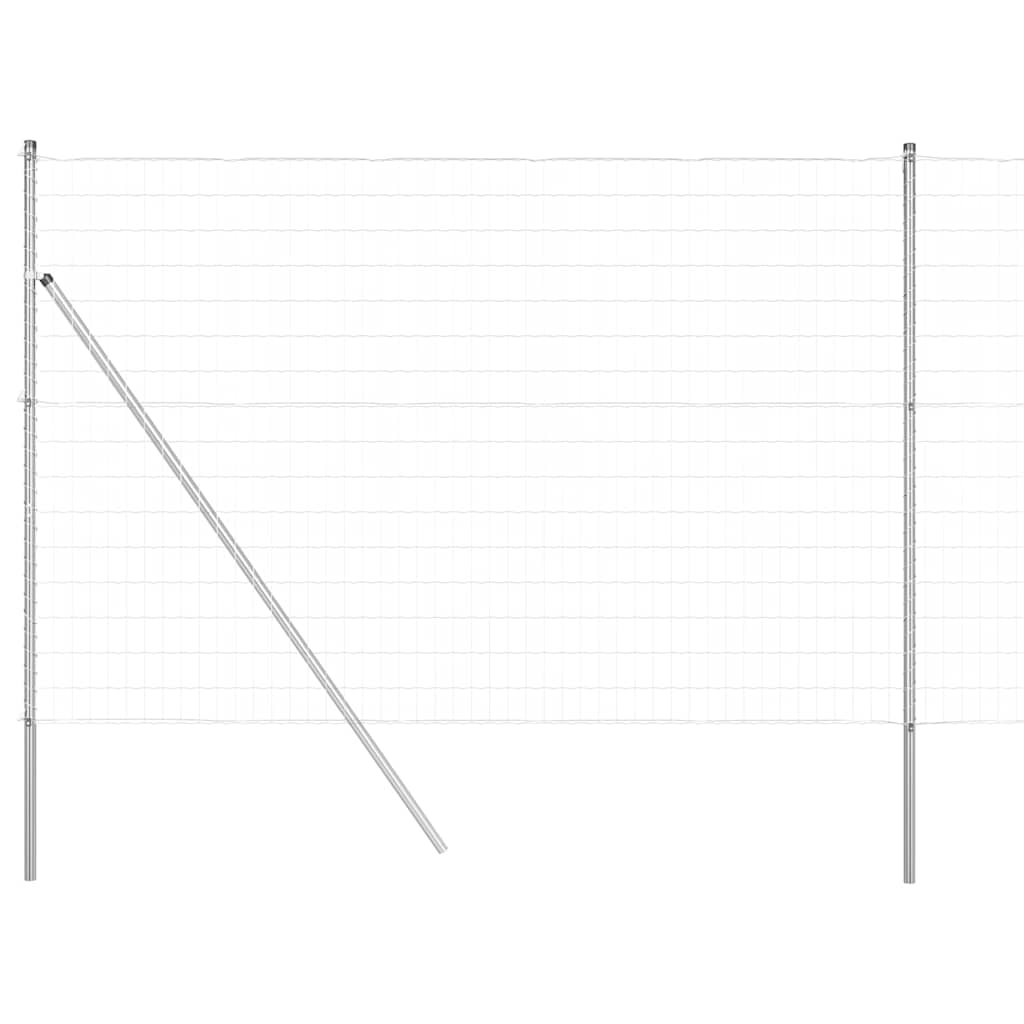Outdoor Euro Fence Ground Fix 10 x 1.5 m Galvanised Steel Mesh