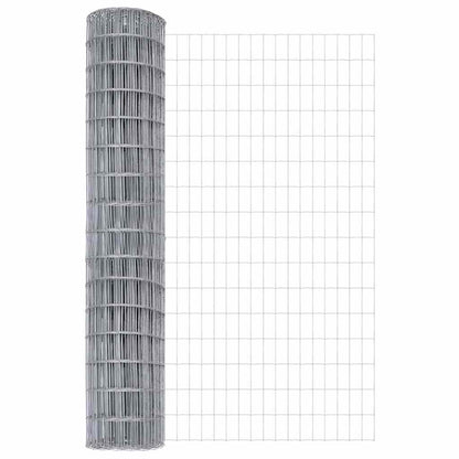 Outdoor Euro Fence Ground Fix 10 x 1.5 m Galvanised Steel Mesh