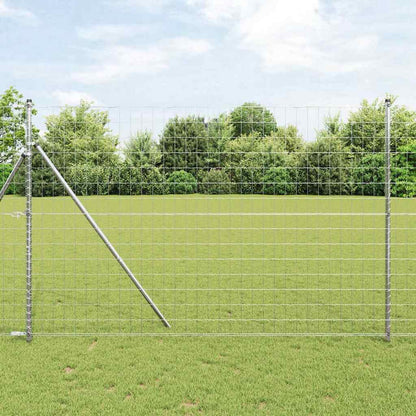 Outdoor Euro Fence Ground Fix 10 x 1.5 m Galvanised Steel Mesh