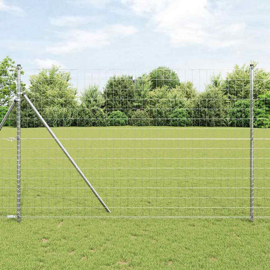 Outdoor Euro Fence Ground Fix 10 x 1.6 m Galvanised Steel Mesh