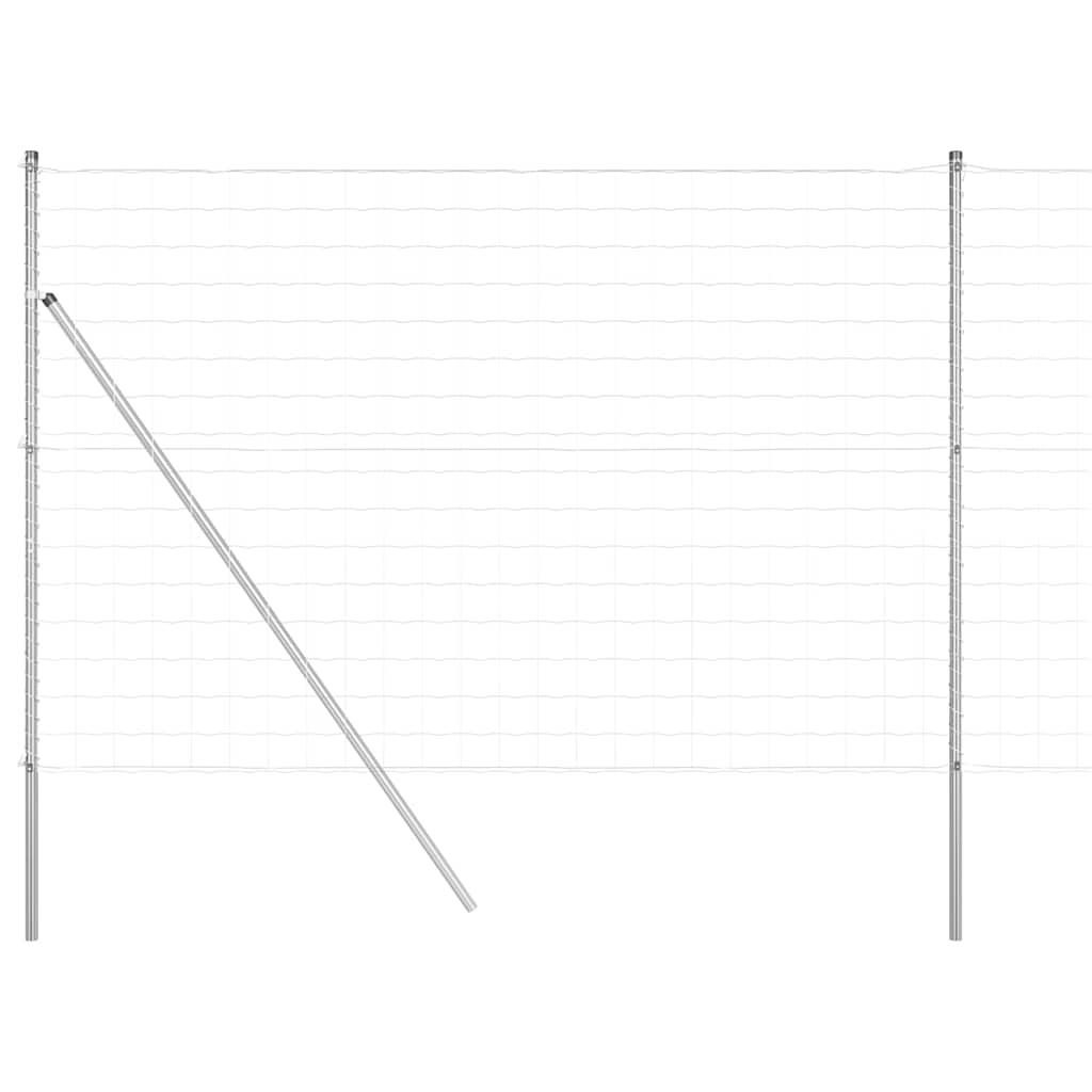 Outdoor Euro Fence Ground Fix 10 x 1.5 m Galvanised Steel Mesh