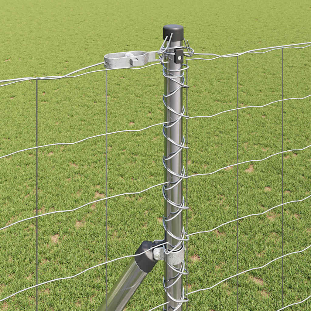 Outdoor Euro Fence Ground Fix 10 x 1.6 m Galvanised Steel Mesh