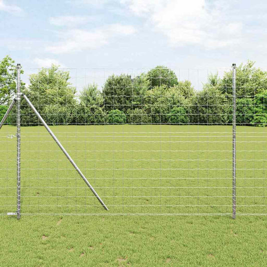 Outdoor Euro Fence Ground Fix 10 x 1.6 m Galvanised Steel Mesh
