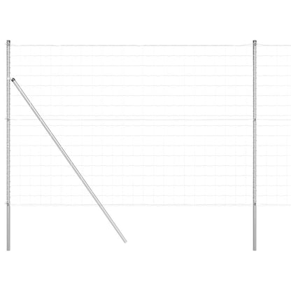 Outdoor Euro Fence Ground Fix 10 x 1.6 m Galvanised Steel Mesh