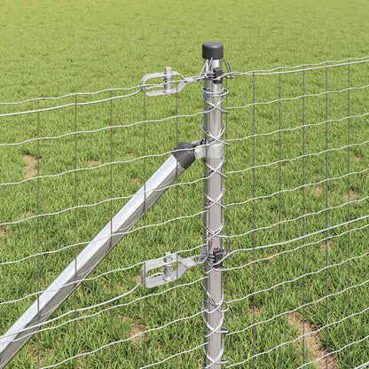 Outdoor Euro Fence with Spikes 10 x 0.6 m Galvanised Steel Mesh