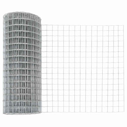 Outdoor Euro Fence with Spikes 10 x 0.6 m Galvanised Steel Mesh