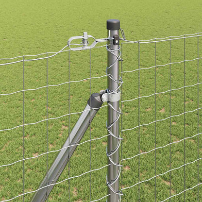 Outdoor Euro Fence with Spikes 10 x 1.6 m Galvanised Steel Mesh