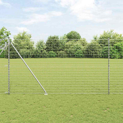 Outdoor Euro Fence with Spikes 10 x 1.6 m Galvanised Steel Mesh