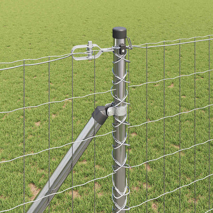 Outdoor Euro Fence with Spikes 10 x 1.4 m Galvanised Steel Mesh