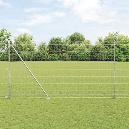 Outdoor Euro Fence with Spikes 10 x 1.5 m Galvanised Steel Mesh