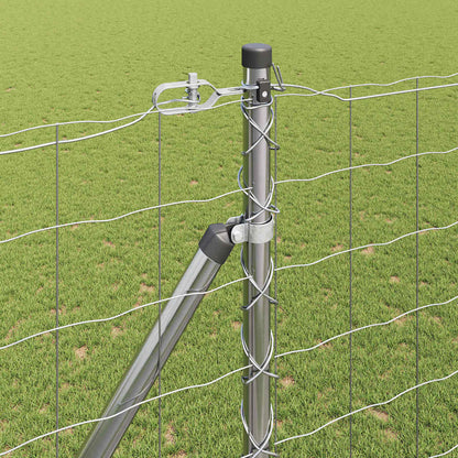 Outdoor Euro Fence with Spikes 10 x 1.5 m Galvanised Steel Mesh