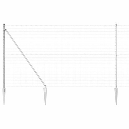 Outdoor Euro Fence with Spikes 10 x 1.5 m Galvanised Steel Mesh