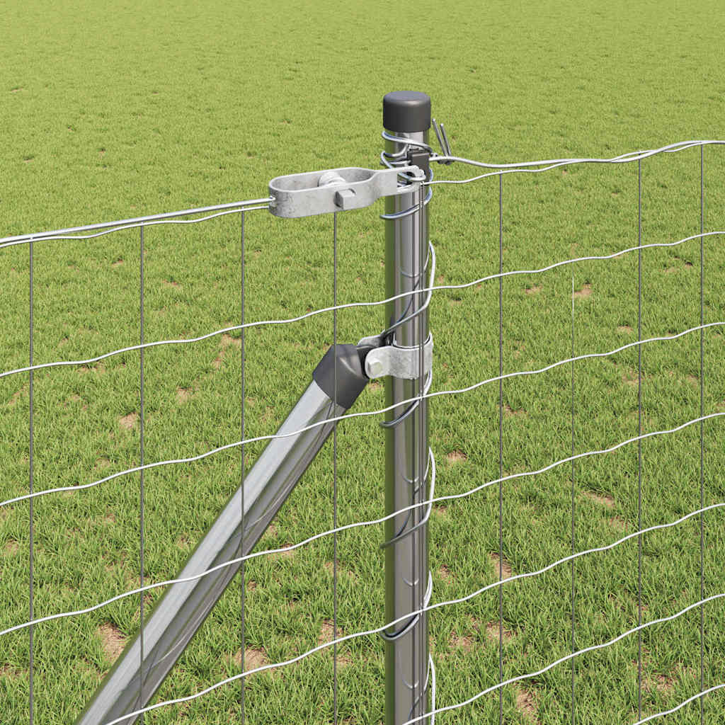 Outdoor Euro Fence with Spikes 25 x 1.2 m Galvanised Steel Mesh