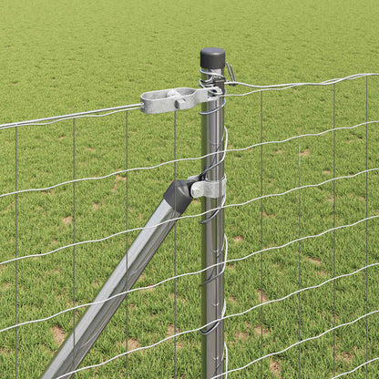 Outdoor Euro Fence with Spikes 25 x 1.2 m Galvanised Steel Mesh