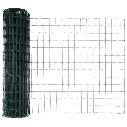 Fence with Post Green 0.8 x 10 m Steel