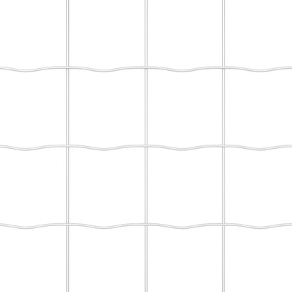 Euro Fence with Concrete Base 10 x 1.4 m Galvanised Steel Mesh