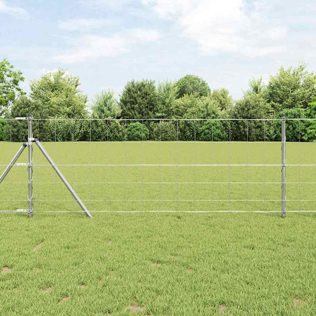 Ground Fix Welded Wire Fence 100 x 0.8 m Galvanised Steel Mesh