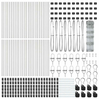Ground Fix Welded Wire Fence 100 x 0.8 m Galvanised Steel Mesh