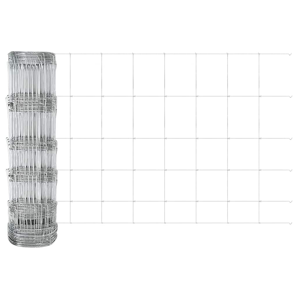 Ground Fix Welded Wire Fence 100 x 0.8 m Galvanised Steel Mesh