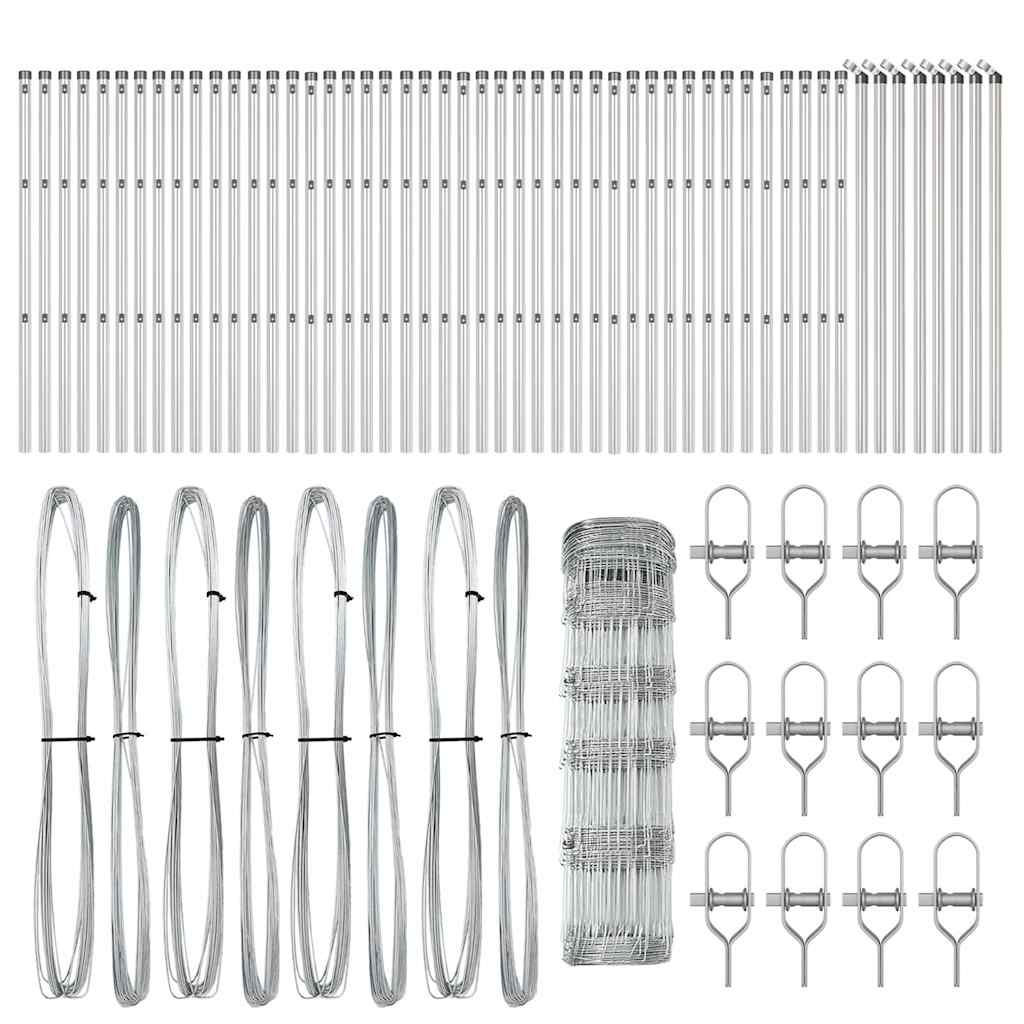 Ground Fix Welded Wire Fence 100 x 0.8 m Galvanised Steel Mesh