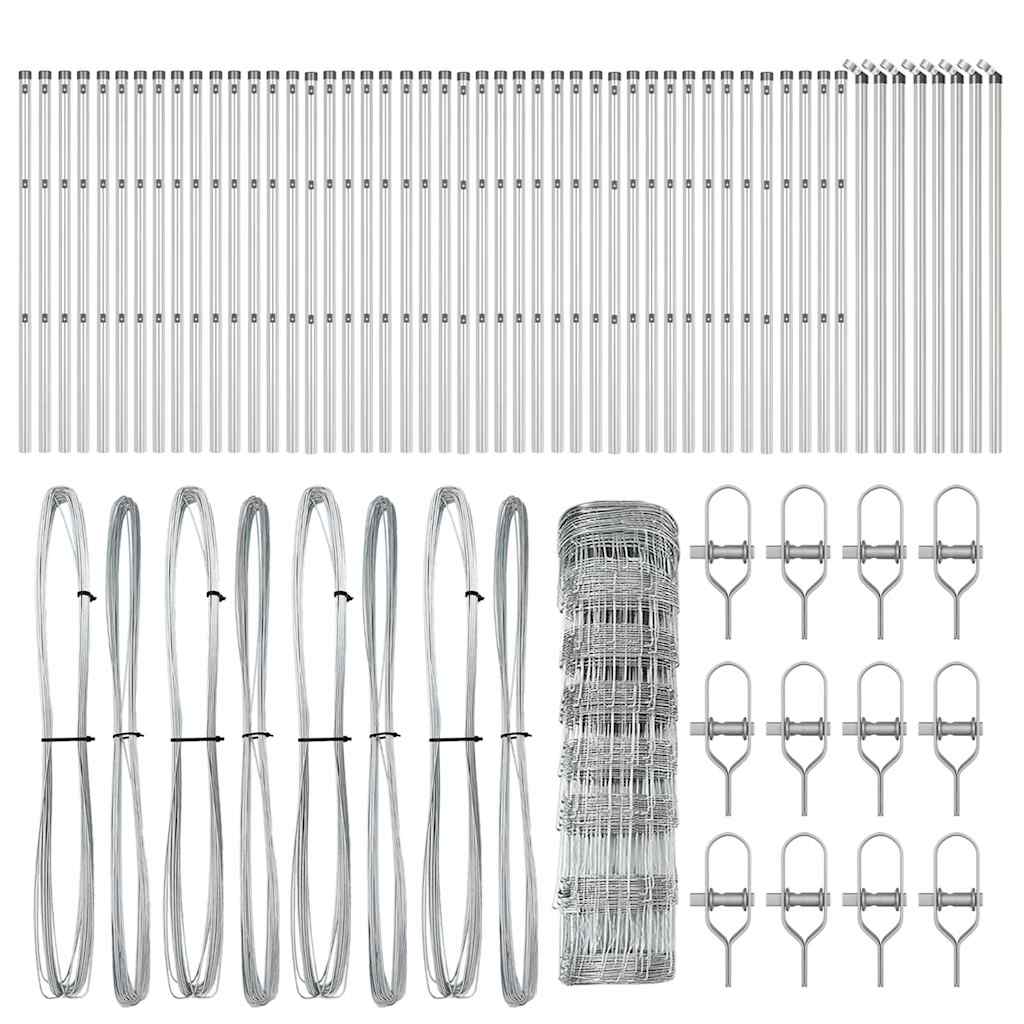 Ground Fix Welded Wire Fence 100 x 0.8 m Galvanised Steel Mesh