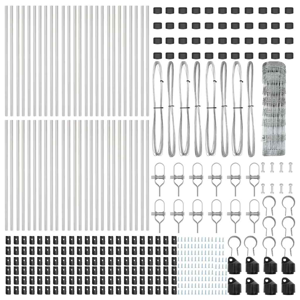 Ground Fix Welded Wire Fence 100 x 0.8 m Galvanised Steel Mesh