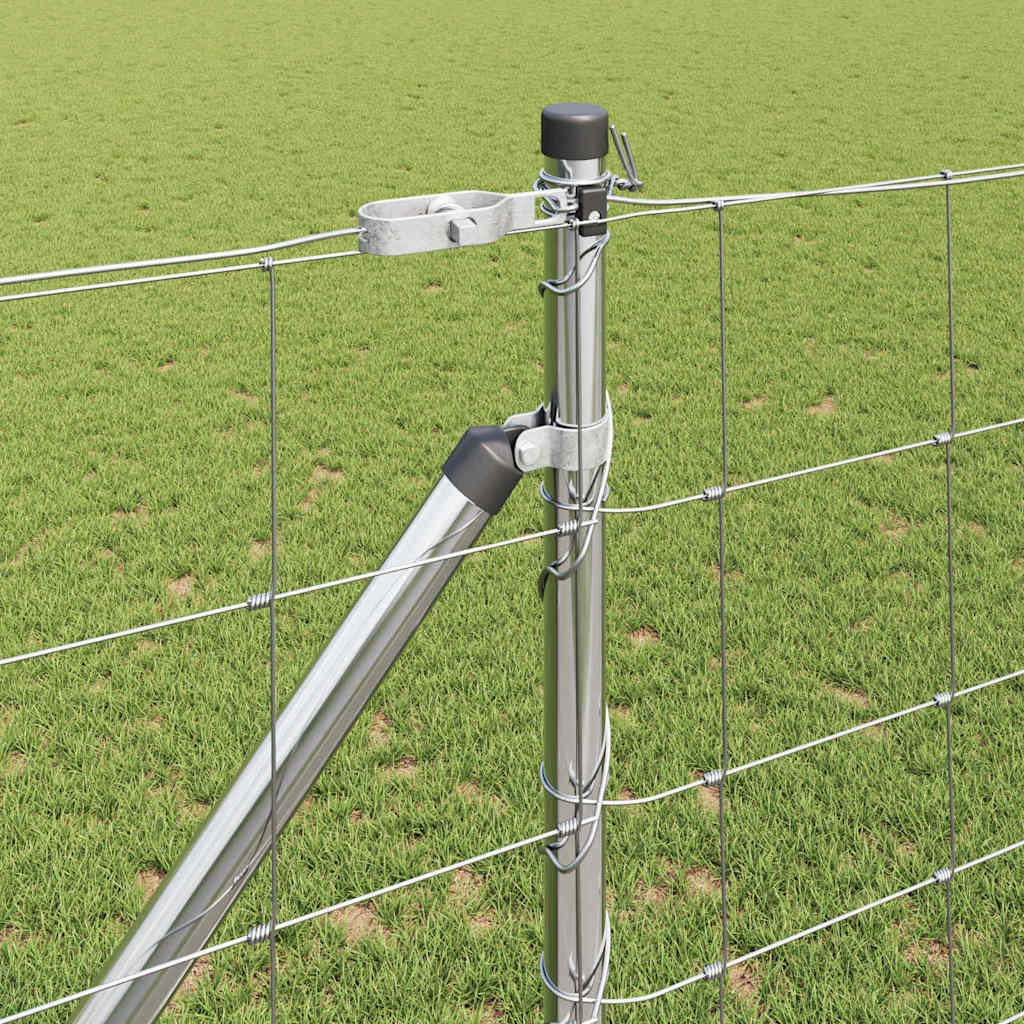 Welded Wire Fence with Spikes 25 x 1.2 m Galvanised Steel Mesh