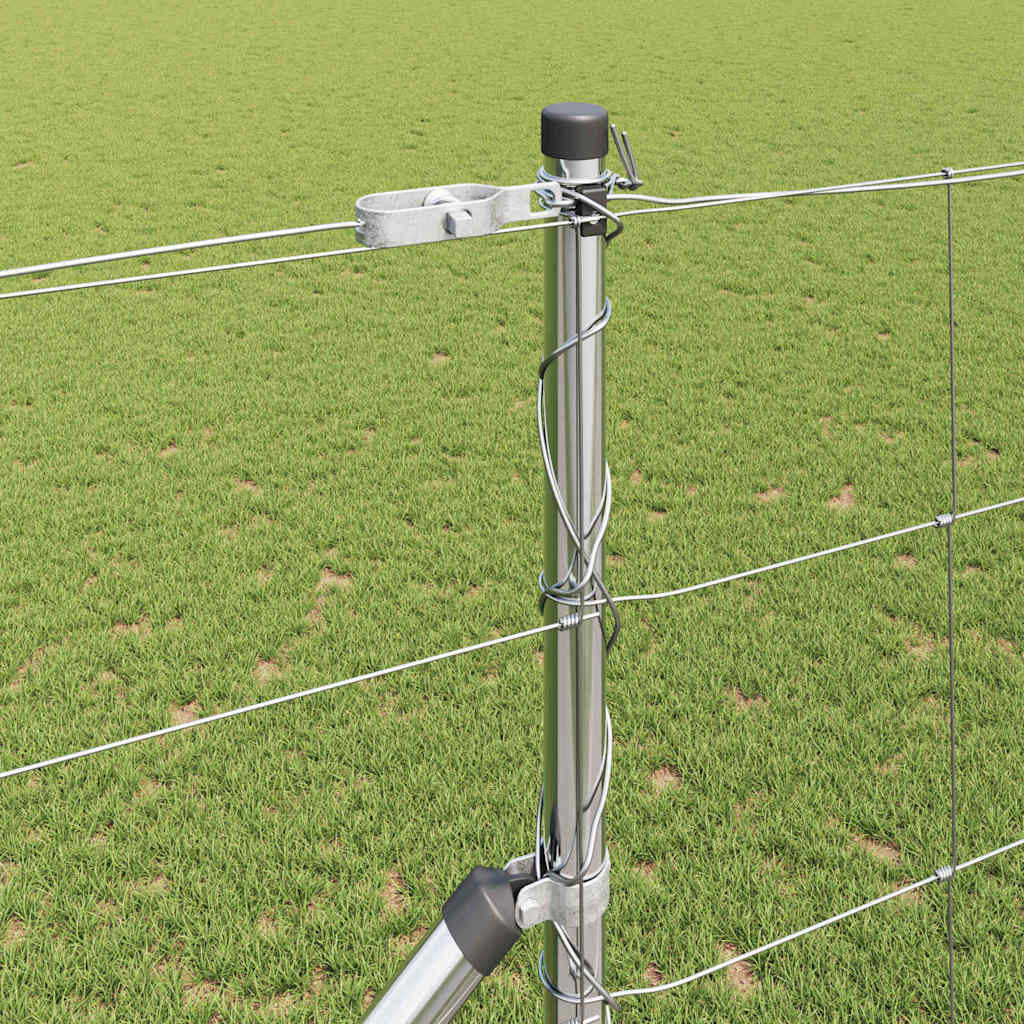 Welded Wire Fence with Spikes 25 x 1.4 m Galvanised Steel Mesh
