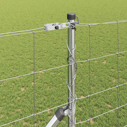 Welded Wire Fence with Spikes 25 x 1.4 m Galvanised Steel Mesh