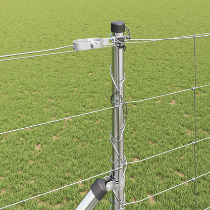 Welded Wire Fence with Spikes 25 x 1.4 m Galvanised Steel Mesh
