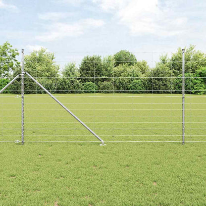 Welded Wire Fence with Spikes 25 x 1.4 m Galvanised Steel Mesh