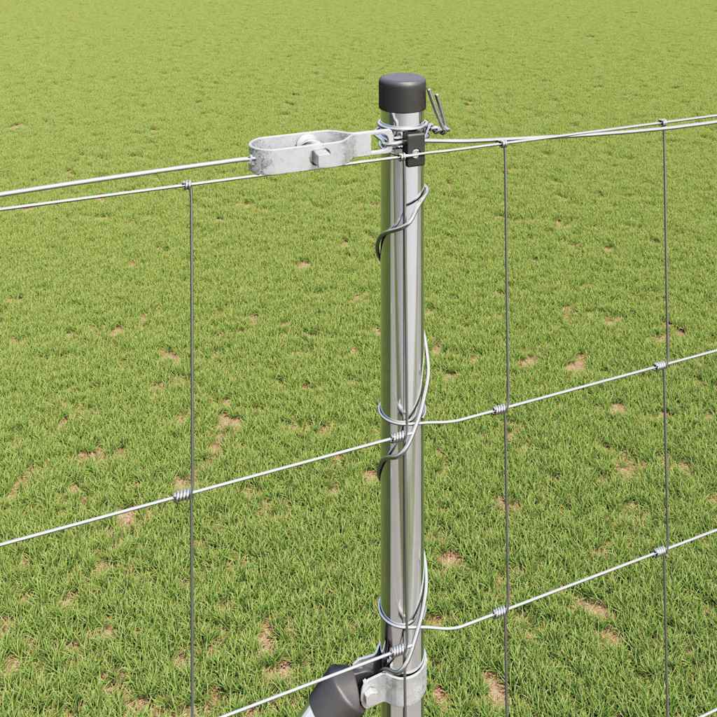 Welded Wire Fence with Spikes 25 x 1.5 m Galvanised Steel Mesh