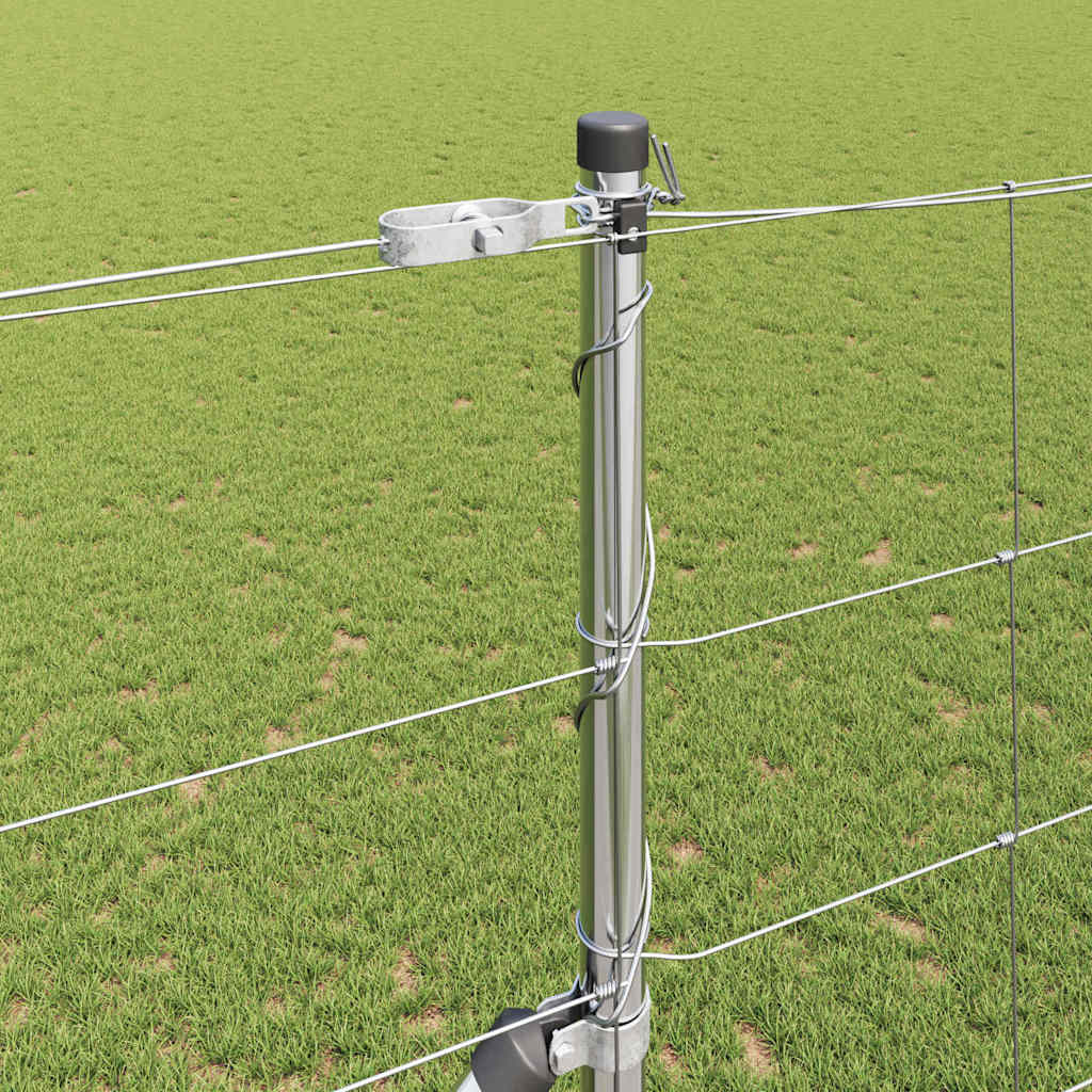 Welded Wire Fence with Spikes 25 x 1.5 m Galvanised Steel Mesh